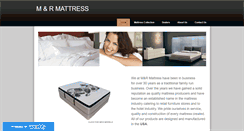 Desktop Screenshot of mandr-mattress.net