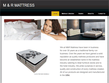 Tablet Screenshot of mandr-mattress.net